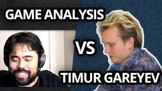 GM Hikaru Nakamura Round 6 US Championship Timur Gareyev Game Analysis