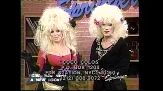 Coco Colos on The Jerry Springer Show (1990s) New York Public Access TV