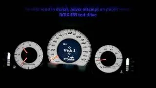 E55 Acceleration Test Drive