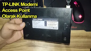 Tp Link Modem Access Point Olarak Kullanma | Eski Modeminizi Router Olarak Kullanın