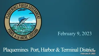 February 9, 2023 Port Meeting
