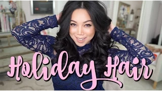 AFFORDABLE Holiday Hair Tutorial! - itsjudytime