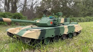 HENG LONG 1/16 RC CHINESE ZTZ 99A - TEST RUN