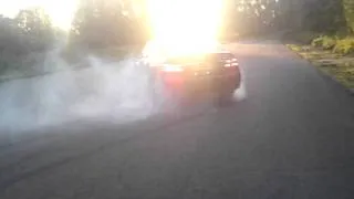 Mercedes E350 CDI AMG Burnout.MP4