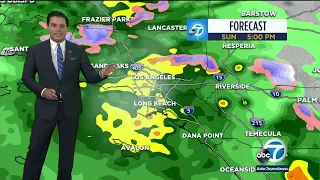 This storm is not done with SoCal yet, but dry days are ahead