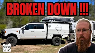 FORD F350 BROKEN DOWN!!! |Things are not going to plan! - Caravanning Australia E78