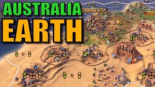 Civ 6: Australia Gameplay [True Start Earth Map] Let’s Play Civilization 6 as Australia | Part 4