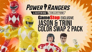 Power Rangers Lightning Collection- MMPR Jason & Trini Color Swap 2 Pack! (GameStop Exclusive)