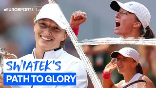 The Journey To Glory: All The Best Bits From Swiatek's Incredible Roland-Garros Victory | Eurosport