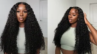 The ULTIMATE MELT🔥 The Thickest Curly HD Lace Wig Install w. Baby Hairs Tutorial ft.Asteria Hair