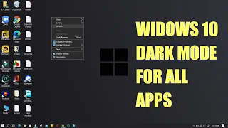 Windows 10 Dark Mode For All Apps | Which Version and How 2020