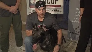 Watch Cop Meet His New K9 Partner After His Dog Died Saving His Life