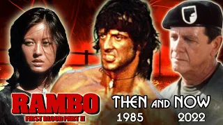 Cast of Rambo First Blood Part II 1985 Actors Then and Now