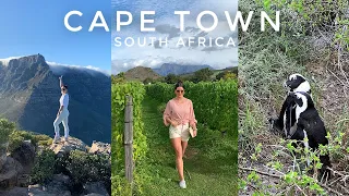 CAPE TOWN, SOUTH AFRICA VLOG | table mountain, babylonstoren, we saw penguins + more!