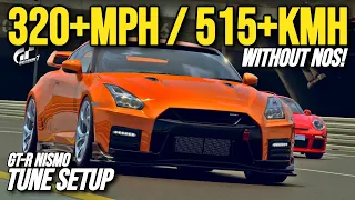 320+ MPH (515+ KMH) Nissan GT-R NISMO Tune Setup | GT7 Speed Builds | Gran Turismo 7 Route X Racing