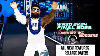 Wr3d New Mod | Wr3d 2k24 Final Boss Mod Release Date Released | WWE 2k24 For Android |By Wc Modders|