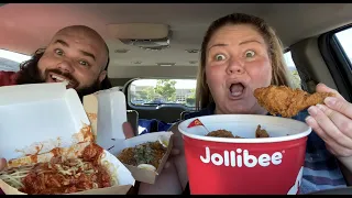 Darryl's first time trying Jollibee (mukbang)