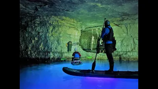 Kayaking a 100 year old flooded mine - Gorge underground - Rogers Kentucky