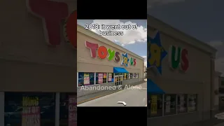 Toys R Us #abandoned #nostalgia #timelapse #ytshorts #shorts #thenandnow