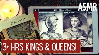 ASMR | Huge Kings & Queens of England Compilation! Whispered Reading & Show & Tell