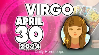 𝐕𝐢𝐫𝐠𝐨 ♍ 💥𝐈𝐓’𝐒 𝐆𝐎𝐈𝐍𝐆 𝐓𝐎 𝐆𝐈𝐕𝐄 𝐘𝐎𝐔 𝐀 𝐇𝐄𝐀𝐑𝐓❗️😱  𝐇𝐨𝐫𝐨𝐬𝐜𝐨𝐩𝐞 𝐟𝐨𝐫 𝐭𝐨𝐝𝐚𝐲 APRIL 30 𝟐𝟎𝟐𝟒 🔮 #new #tarot #zodiac