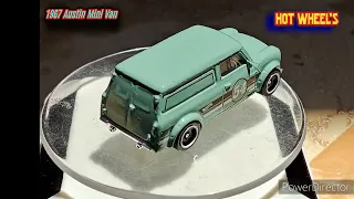 Review 1967 Austin Mini Van        HOT WHEEL'S