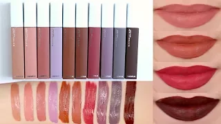 Maybelline Super Stay Matte Ink Unnudes Liquid Lipsticks || Review & Lip Swatches