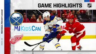 Sabres @ Red Wings 11/30 | NHL Highlights 2022