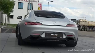 VOS Performance Mercedes AMG GTS ride, revs & lovely sounds 1080p