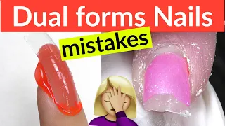 Dual Form Nails - Common MISTAKES