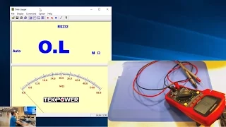 Adding On-Screen Multimeter with Open Broadcaster + TekPower TP9605BT
