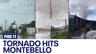 Tornado rips through Montebello