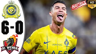 Al Nassr Vs Al wehda Ronaldo Hattick what a match highlights 6_0 sadio mane talisca