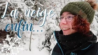 La neige ❄️ enfin | VLOG DE L'AVENT II