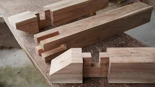 Top 5 Hand Cut Three - Joints Woodworking - Traditional Japanese Wood Joinery