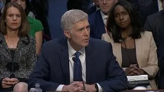 Gorsuch speaks at confirmation hearing while Dems focus on Garland