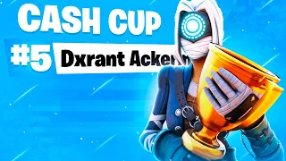 How I got 5th Place in the Solo Cash Cup (WEST 90 Ping🏆)