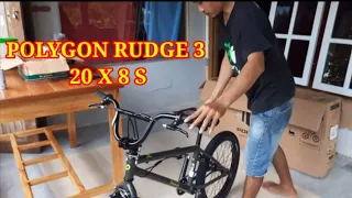 merakit sepeda bmx polygon rudge 3