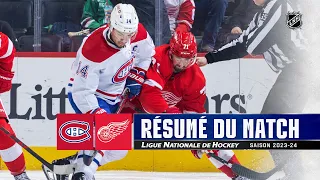 Canadiens vs Red Wings 9/11 | Faits saillants