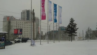 Real Winter comes to Siberian Federal University