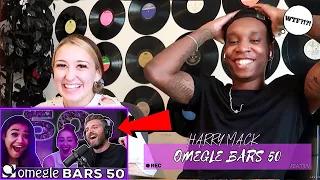 HER FIRST TIME REACTING TO HMACK! | THE BIG FIVE-OH!!! | Harry Mack Omegle Bars 50 REACTION | 😳🤯