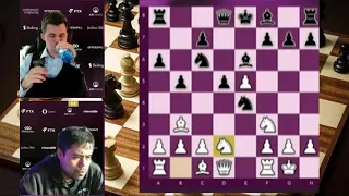 SACRIFICE QUEEN!! Hikaru Nakamura vs Magnus Carlsen || FTX Crypto Cup 2021 - R1