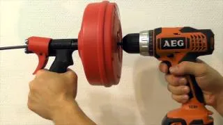 Прочистка труб с вертушкой Ridgid POWER SPIN