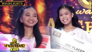 Dylan and Aliyah win 2nd and 3rd place in TNT Kids 'Ang Huling Tapatan' | Tawag Ng Tanghalan Kids