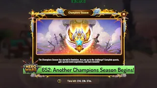 Let's Play Hero Wars 652: Champions Season for May 2024 Begins!