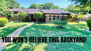 GORGEOUS SECLUDED BACKYARD IN HEART OF GRAND PRAIRIE!