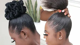 She Asked For A Classy Updo Hairstyle Under 30mins