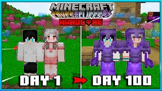 TÓM TẮT 100 NGÀY SINH TỒN CÙNG NGƯỜI YÊU TRONG MINECRAFT 1.18 SIÊU KHÓ !!