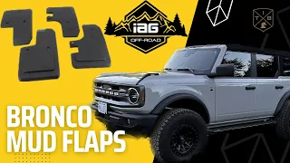 Ford Bronco Mud Flaps from IAG Off-Road