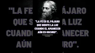 Frases que ALGUNA VEZ DIJO "Rabindranath Tagore" #shorts 💭📃😊